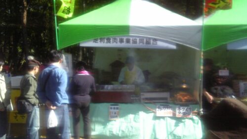 蕎麦以外の飲食ブース