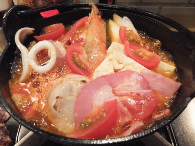 海鮮トマト鍋