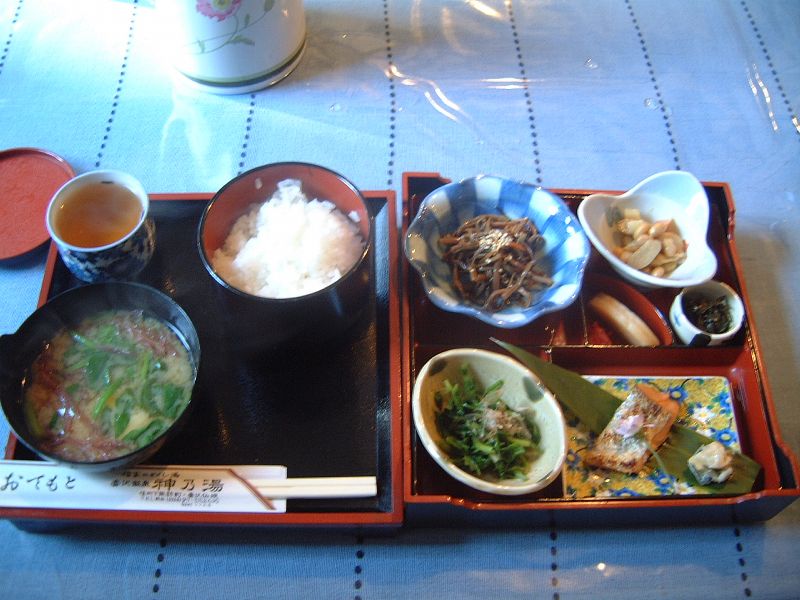 神乃湯の朝ごはん