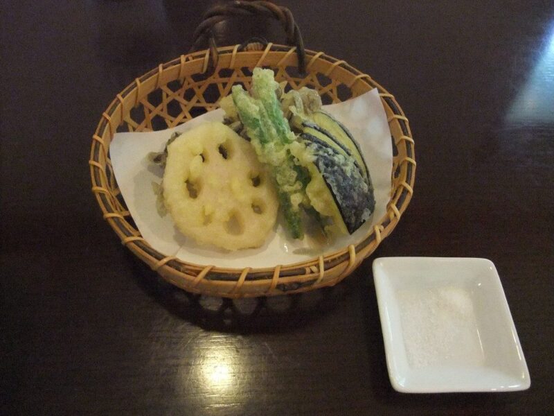 旬の天ぷら三種盛り