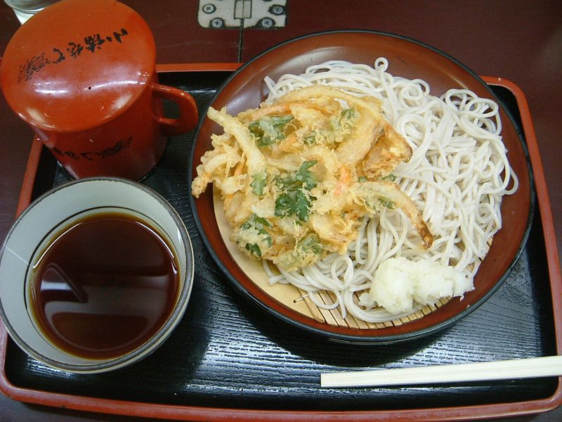 天ぷらと蕎麦を食べよう