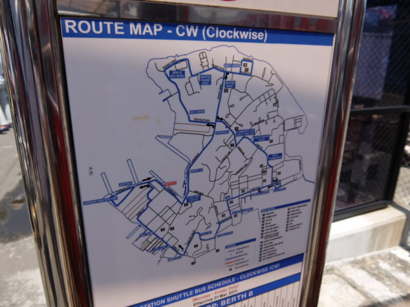 バスのルート図