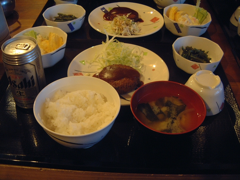 雲取山荘夕食