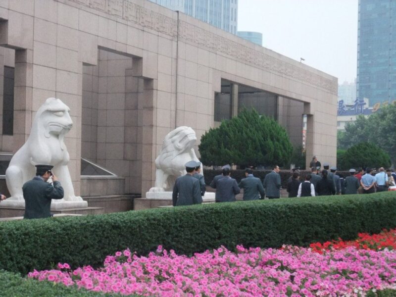上海博物館の外