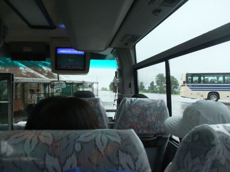高原バス乗車