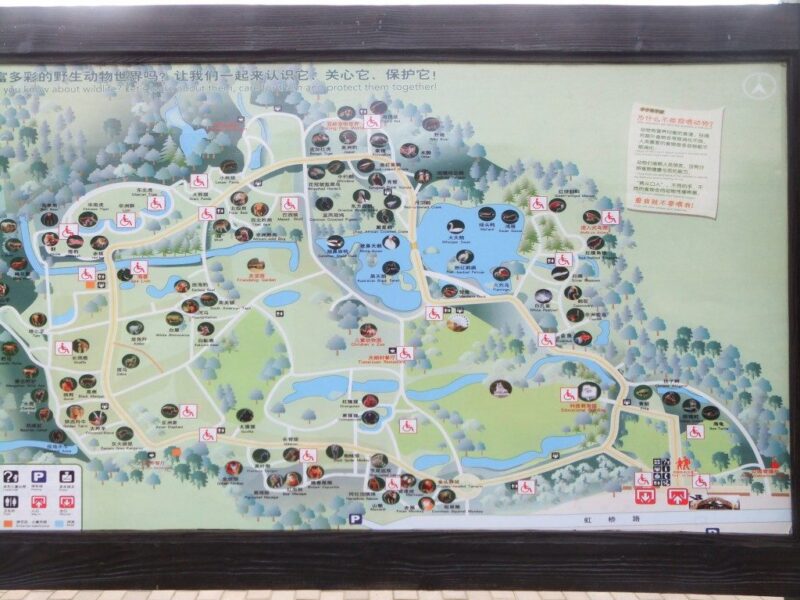 上海動物園園内図