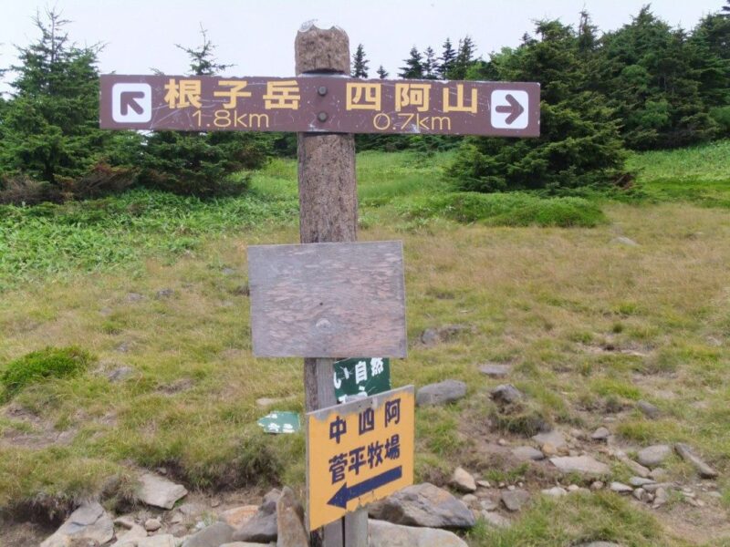 登山道の標識