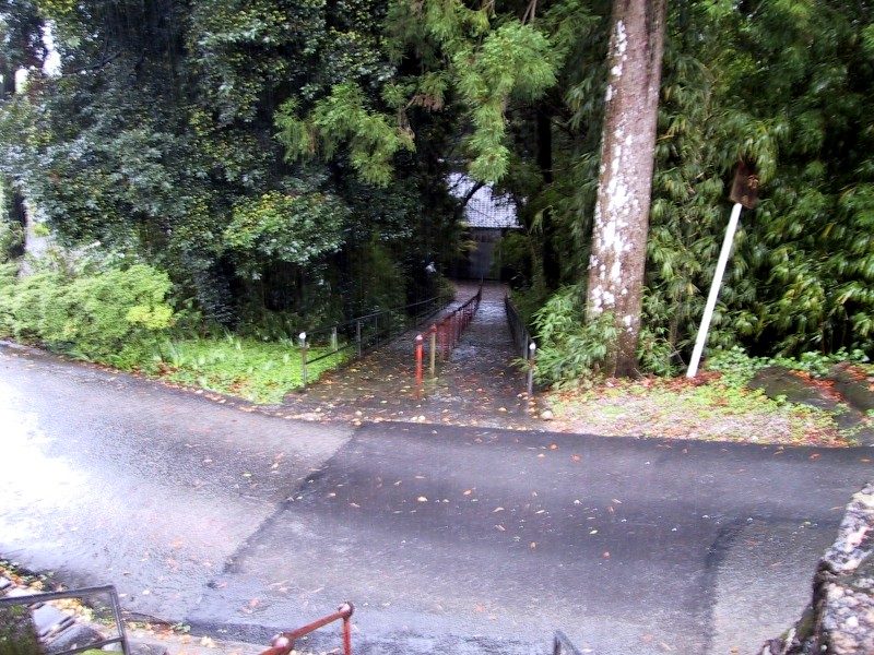 清滝寺の階段