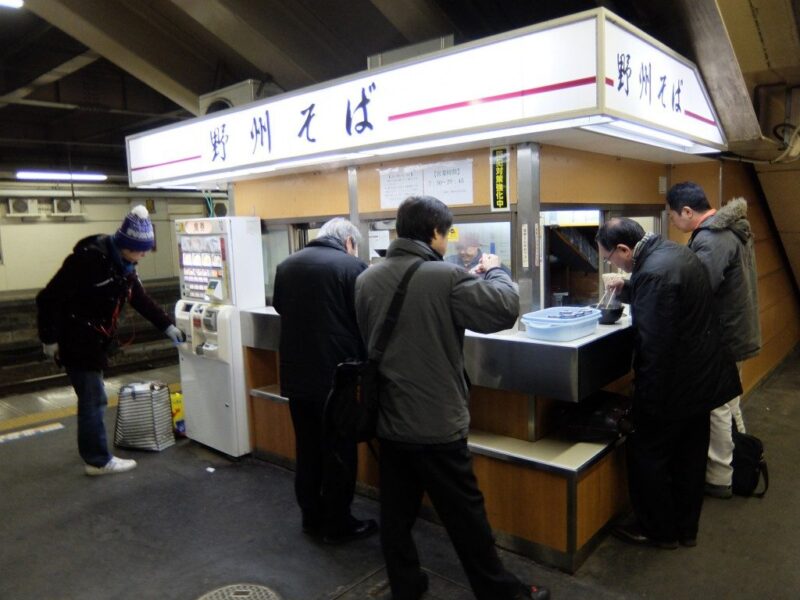 宇都宮駅の立ち食い蕎麦