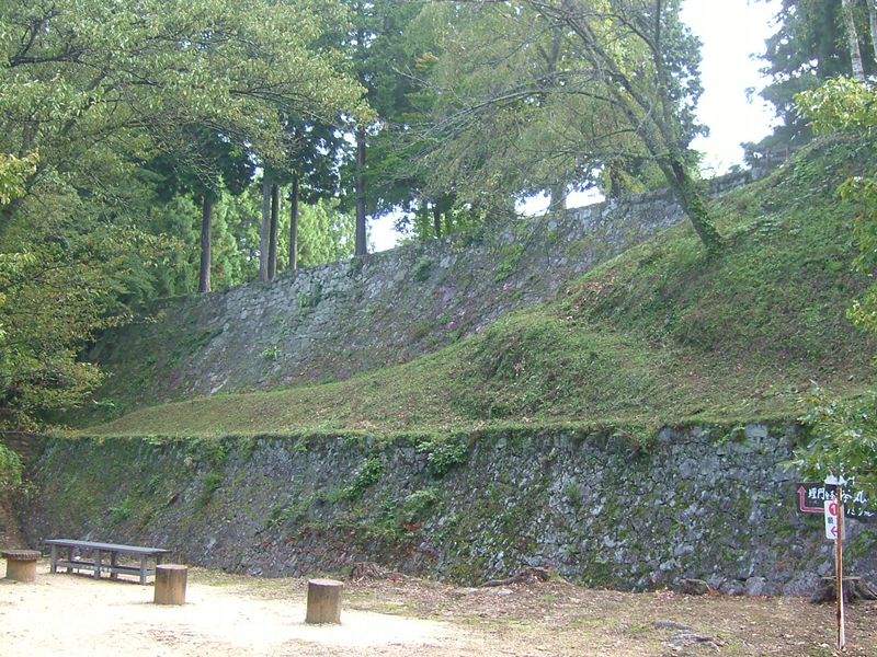 岩村城の城壁