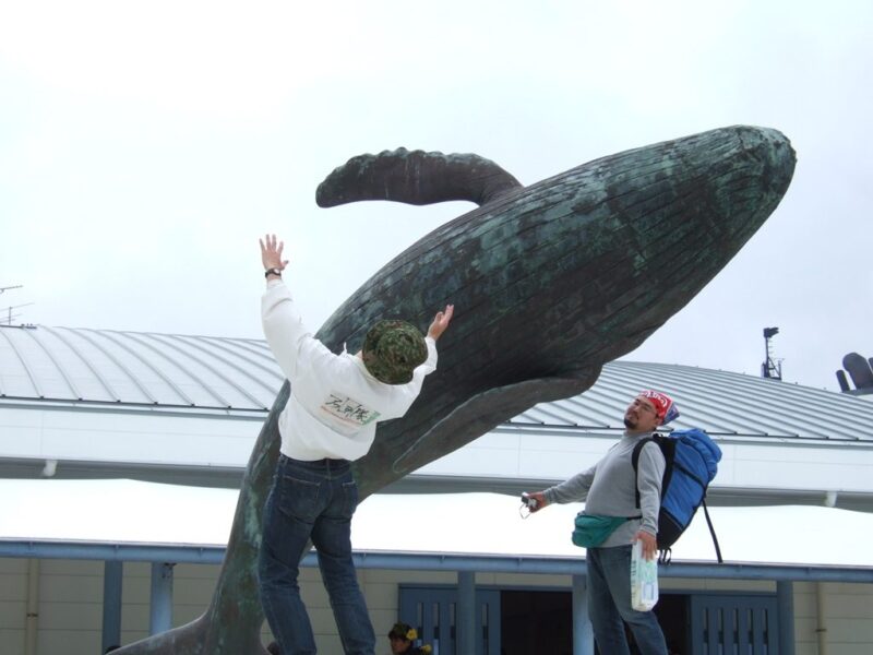 クジラのオブジェ