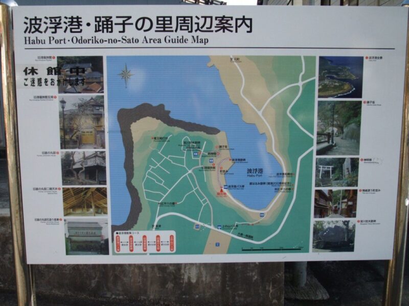 波浮港周辺の地図