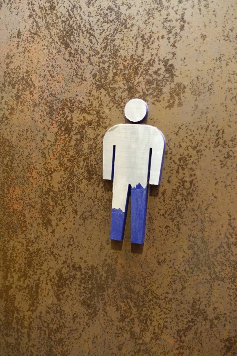男子トイレのロゴ