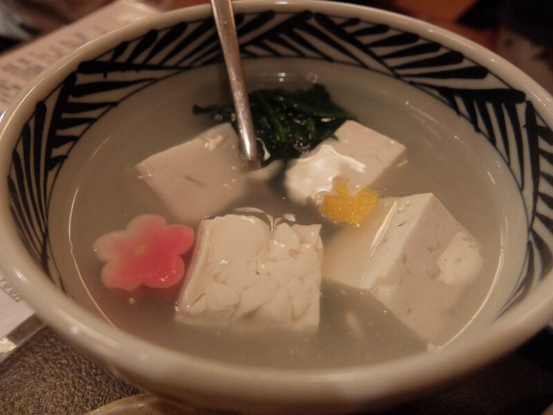 山利喜の湯豆腐