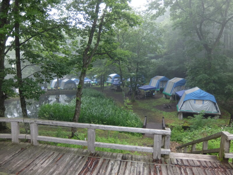 休暇村嬬恋鹿沢のキャンプ場