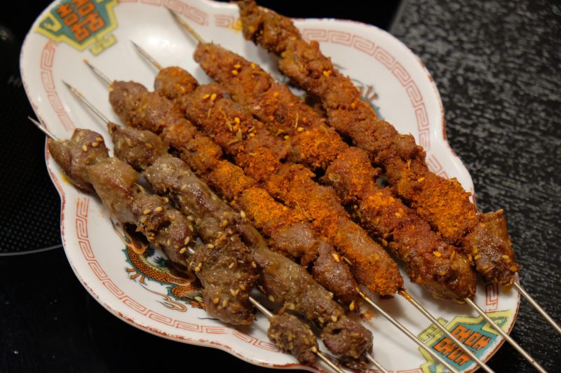 羊肉の串焼き
